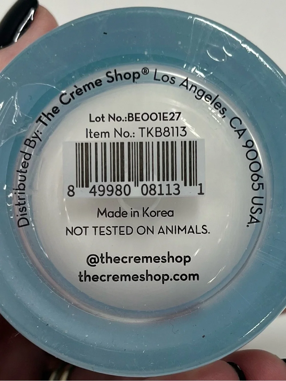 Crème Shop Water Hydrating Face Creme